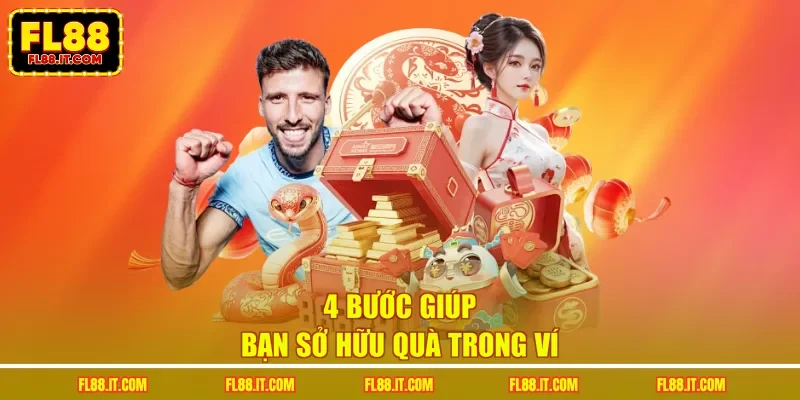 4 bước giúp bạn sở hữu quà trong ví